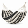Hamac en coton rayé noir et blanc 200x150 cm