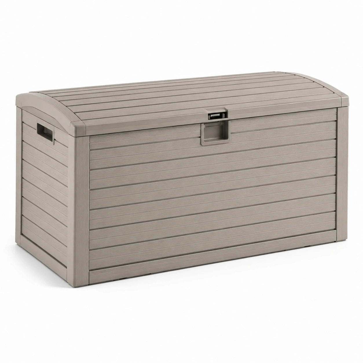 Coffre de rangement en polypropylène gris 120x57x45 cm