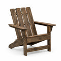 Chaise Adirondack en bois de pin pour extérieur