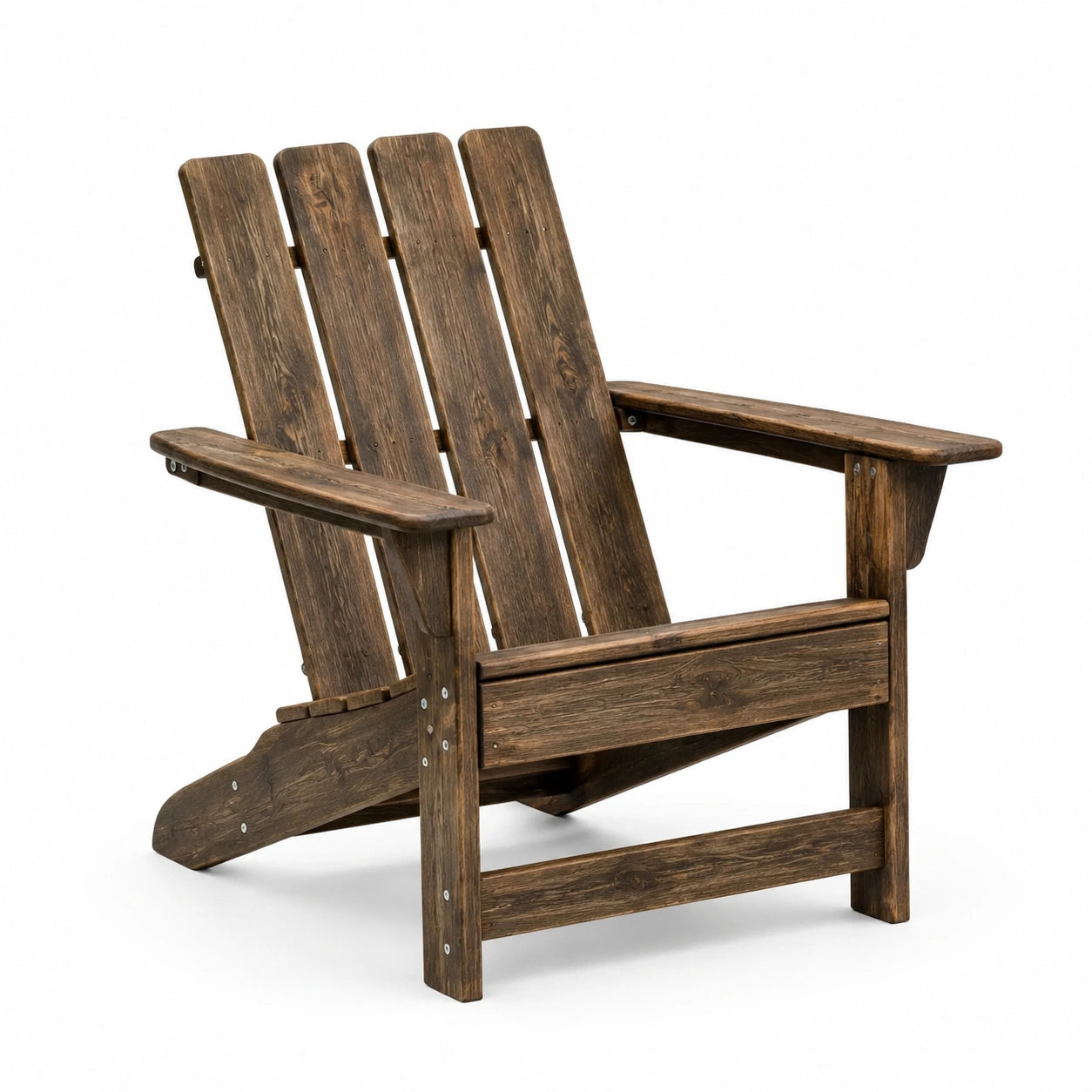 Chaise Adirondack en bois de pin pour extérieur