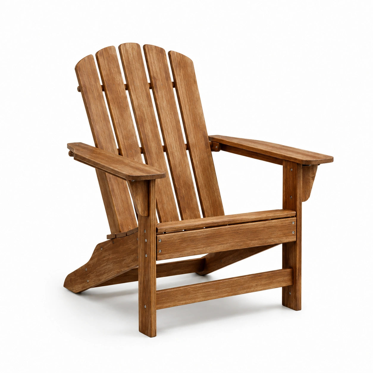 Chaise Adirondack en bois d'acacia marron